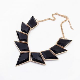 Fashion Alloy With Arrow Shape Resin Womens Necklace (More Colors)