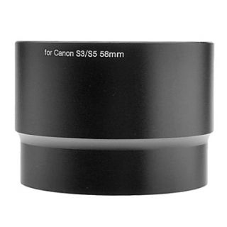 58mm Digital Camera Lens Adapter Tube for Canon S3