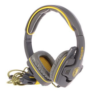 SADES SA 708(SKULL) 3.5mm 7.1 Sound Effect Over Ear Gaming Headphone with Mic and Remote for PC