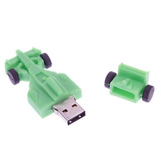 2GB Soft Rubber Racing Car Model USB Flash Drive(Sorted Color)