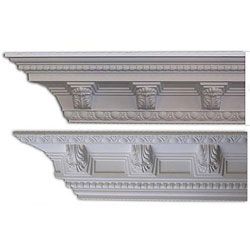 Baroque style 5 3/8 inch Acanthus Medallion Crown Molding (pack Of 8)
