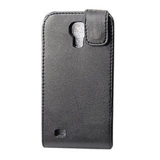 Black Ultrathin PU Leather Flip Case for Samsung Galaxy S4 Mini and Other 4.3 Inch Mobile