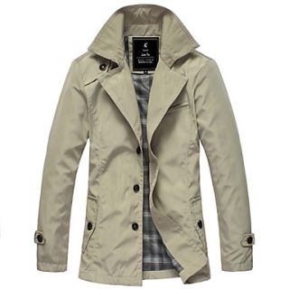 MenS Casual Trench Coat
