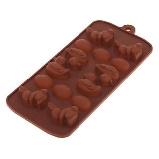 Rabbit Duck Shaped Silicone Biscuit Chocolate Mold Tray