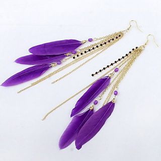 Special Alloy With Feather Earrings For Women(More Colors)