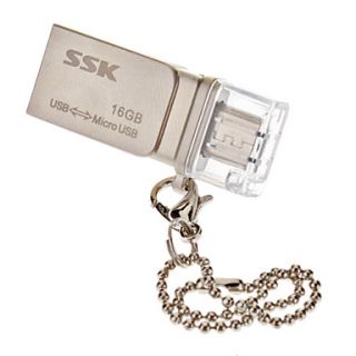 SSK SFD236 USB Micro USB OTG Flash Drive 16GB USB 3.0