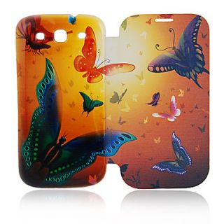 Butterfly Leather Case for Samsung Galaxy S3 I9300