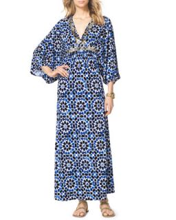 Womens Studded Printed Maxi Dress   MICHAEL Michael Kors