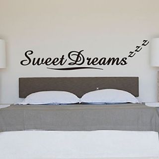 Words Sweet Dream Wall Stickers