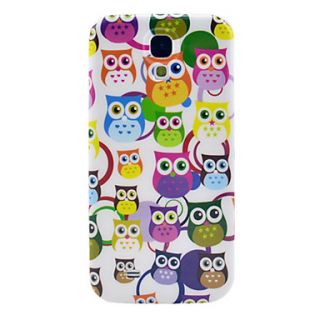Mini Owl Glossy Plastic Hard Case for Samsung Galaxy S4 I9500