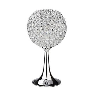 Modern crystal K9 Ball shape Table lamp Silver