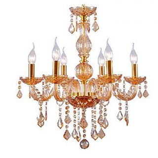 Golden Color E146 Model Chandeliers Fashion Crystal Pendant Lamp