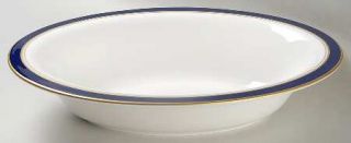 Royal Worcester Howard Cobalt Blue (Gold Trim) 10 Oval Vegetable Bowl, Fine Chi