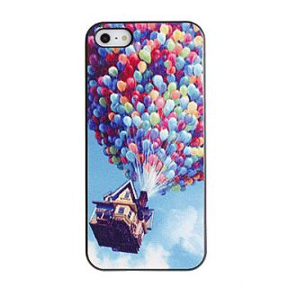 Colorful Balloons Pattern PC Hard Case with Black Frame for iPhone 5/5S