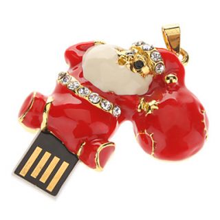 Metal Santa Claus Package Model USB 32GB