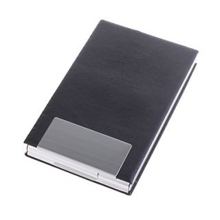 Classy Aluminum Business Card Holder (Black)
