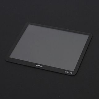 Professional Optical Glass LCD Screen Protector for Nikon D3200   Transparent Black