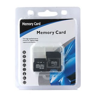 1GB MiniSD Memory Card with SD adapter (CMC008)