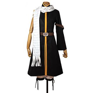 Fairy Tail Natsu Dragneel Black Cosplay Costume