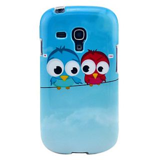 Lovely Owls Glossy TPU IMD Soft Case for Samsung Galaxy S3 Mini I8190