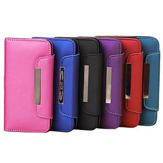 Frosted Rope Leather Case with Card Slot and Wallet for iPhone 5C(Assorted Colors)