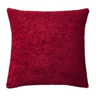 Threshold Westfield Chenille Toss Pillow   Red