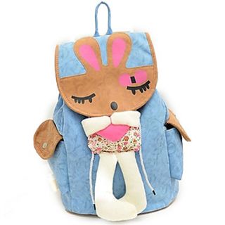 Fashion Fur Cute Rabbit Pattern Backpack