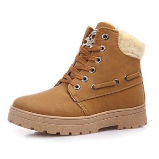 Womens Waterproof Winter Ankle Boots with Skull