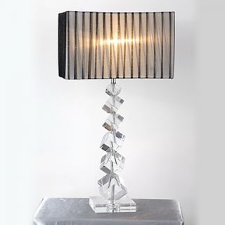 Oriental Mystery Table Lamp With Crystal Lamp Carrier
