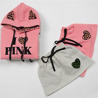 Girls PINK Style Fleece Clothing Set