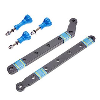 Blue TMC Aluminum Alloy Extension Arms Mount Screw for Gopro HD Hero2 Hero3 cwo
