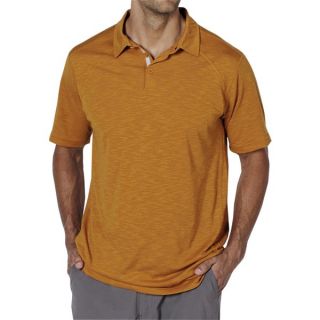 ExOfficio ExO JavaTech Polo Shirt   Short Sleeve (For Men)   YAM (M )
