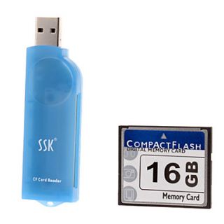 16G Ultra Digital CompactFlash Card with USB 2.0 Reader