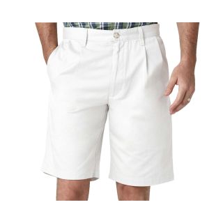Dockers Double Pleat Shorts, White, Mens