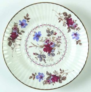 Royal Tara Rose Bouquet Bread & Butter Plate, Fine China Dinnerware   Multicolor