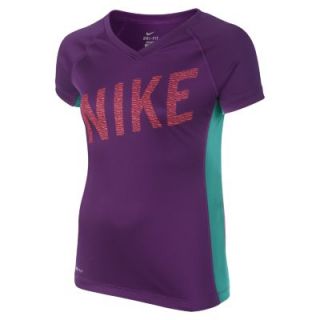 Nike Hyperspeed Graphic 1 Girls Shirt   Bright Grape