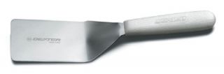 Dexter Russell Pancake Turner, 4 x 2.5 in, Stainless, Poly Handle, Green