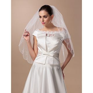 Nice Two tier Elbow Wedding Veil(More Colors)
