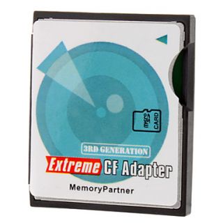 Hi speed microSD to CF Card Adapter