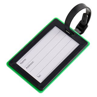 Green Secure Travel Suitcase ID Luggage Tag