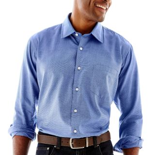 Haggar Woven Shirt, Blue, Mens