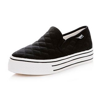 Womens Flat Bottom Low Sneakers for Casual Sports(Black)