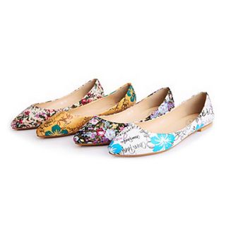 Synthetic Womans Flat Heel Ballerina Flats Shoes(More Colors)