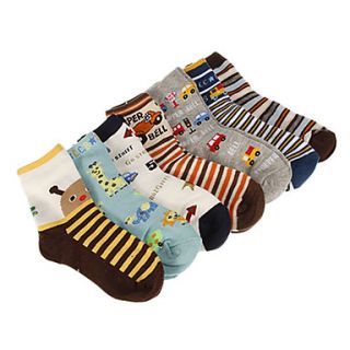 Boys Cartoon Patterns Socks (Random PatternColor)