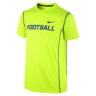 Nike Field Sport Boys Training T Shirt   Volt