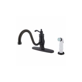 Elements of Design ES1575TL New Orleans One Handle Kitchen Faucet With Spray