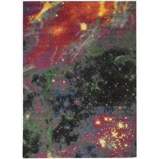 Altered State Fiery Galactic Multicolored Rug (5 X 7)