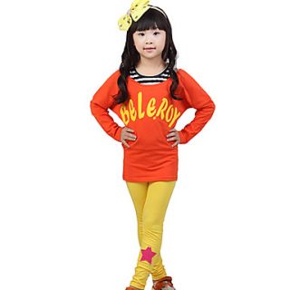 Girls Candy Color Clothing Set