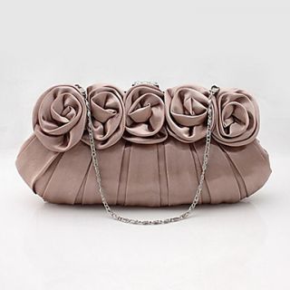 Kaunis WomenS Fashion Delicate Satin Bag(Khaki)