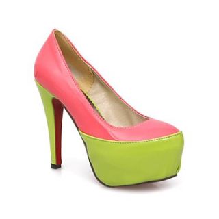 Faux Leather Cone Heel Pumps Heels (More Colors)